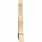 Ekena Millwork Saratoga Rough Sawn Timber Gable Bracket, Douglas Fir, 60"W x 38"H x 4"D x 6"F, 15/12 Pitch GBW060X38X0406SAR00RDF - alternate 2